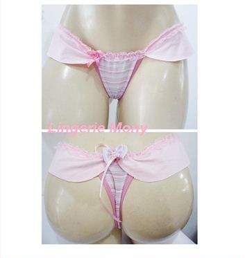 Tanga Serena Rosa com detalhe.